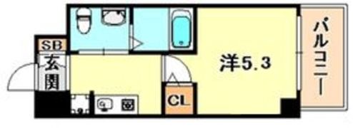 エスリード神戸WESTの間取り画像
