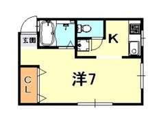 カーサ御影Iの間取り画像