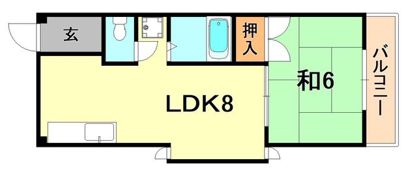 ラガール深江の間取り画像