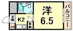 ハイステージ武庫之荘の間取り画像