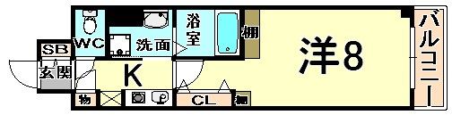 ラフィーネ伊丹IIの間取り画像