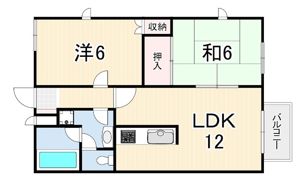 ピサ芦屋の間取り画像