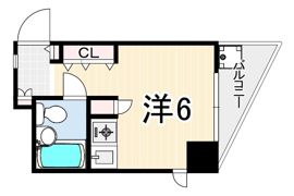 キューブ東塚口の間取り画像