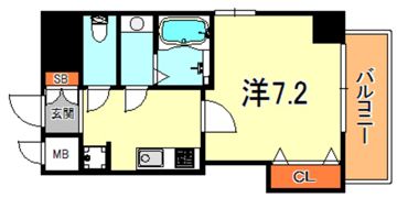 Luxe芦屋南の間取り画像
