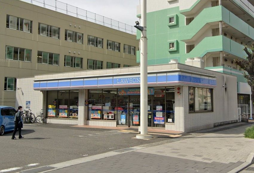 近くのローソン 灘烏帽子町一丁目店まで353m（徒歩5分）