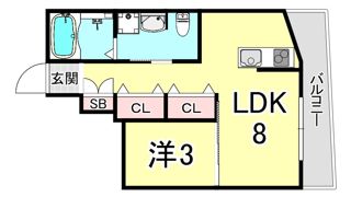 FlowerGarden KOBEの間取り画像