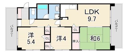 ジュエルコート甲子園口IIの間取り画像