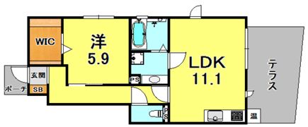 NHエステート御影山手の間取り画像