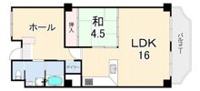 ローズハイツ芦屋の間取り画像