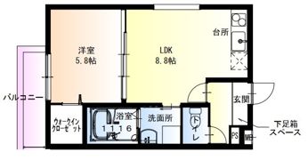 フジパレス伊丹北本町II番館の間取り画像