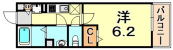 リブリ・クレール岡本の間取り画像