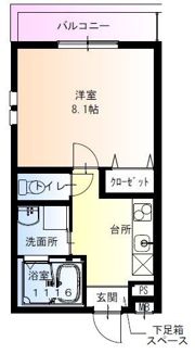 フジパレス尼崎橘通りの間取り画像