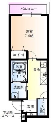 フジパレス尼崎橘通りの間取り画像