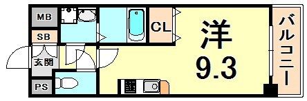 エスリード西宮北口第2の間取り画像