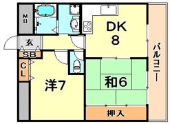 ビエント六甲2の間取り画像