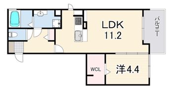 六甲コルンの間取り画像