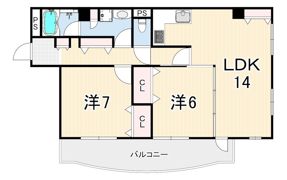 grande浜芦屋町の間取り画像