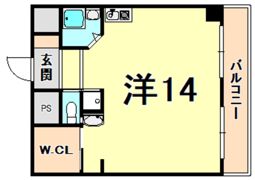 ピュアハウス甲子園の間取り画像
