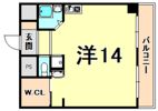 ピュアハウス甲子園の間取り画像