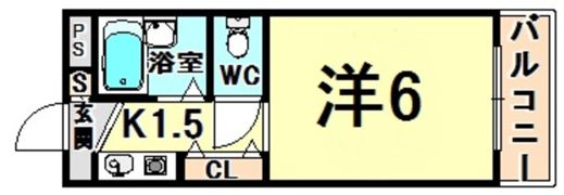 グランパレ塚口の間取り画像