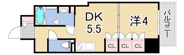 神戸元町Noahの間取り画像