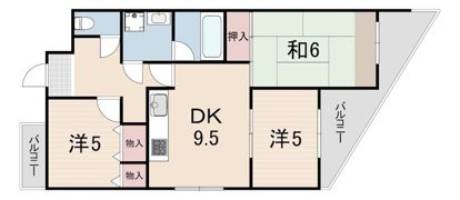 ビバリーハウス青谷弐番館の間取り画像
