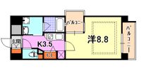 ベルフェリーク新神戸の間取り画像
