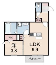 ラシーネ若宮の間取り画像