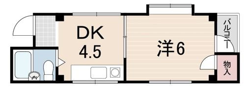 富松城レジデンスの間取り画像