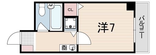 ホーユウコンフォルト新神戸の間取り画像