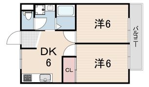 カーサ瑞苑の間取り画像