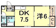 ハウディ西宮北口の間取り画像