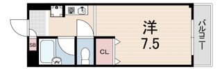 フロレセール南塚口の間取り画像