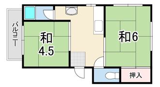 新堂マンションの間取り画像