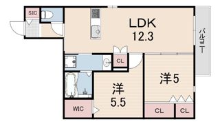 Casita 七ッ松の間取り画像