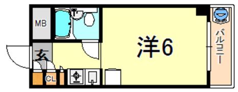 キューブ芦屋の間取り画像
