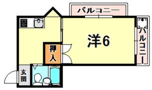 住吉サンシャインの間取り画像