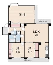 サンシャイン御影の間取り画像