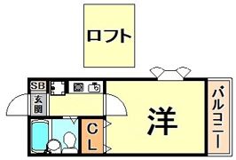 下山手コートの間取り画像