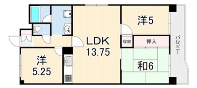 ウエスターレジデンス甲子園口プラウの間取り画像