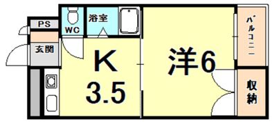 ロイヤルプラザ七番館の間取り画像