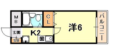 エルデンハイムの間取り画像