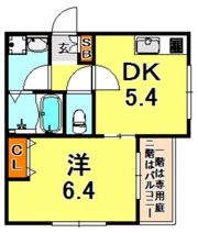 ノブ御影の間取り画像