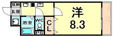アッサローム尼崎の間取り画像