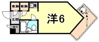 キューブAMXの間取り画像