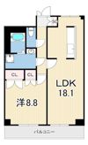 夙川ニューコーポの間取り画像