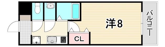 リヴィアス神戸SOLEILの間取り画像