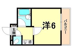 ホワイエ甲子園の間取り画像