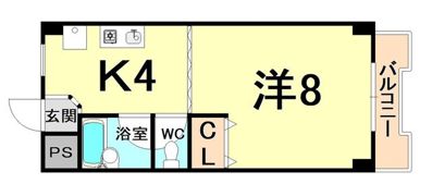 メゾンプチ甲子園IIの間取り画像