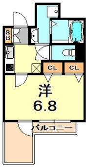 silus（シルス）東灘深江の間取り画像